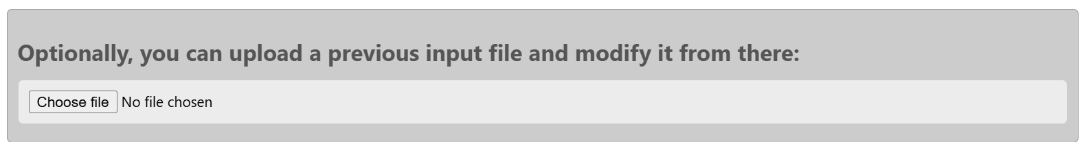 Image of uploading a template file
